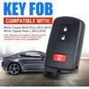 Key Fob Smart Transmitter Keyless Entry Remote Replacement for Toyota RAV4 Prius C 2013-2019 281451-0020 G Board HYQ14FBA 89904-52290 3 Buttons