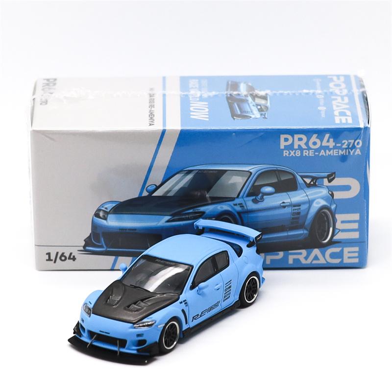 Pop Race 1:64 Pandem Eg6 Mk5 Rx7 Rx8Amemiya Lpi 800 Silvia S13 Dbx Lancer Evo 787B 1991 Lemans Nsx-R Gt Spoon Diecast Modellauto