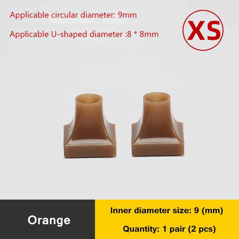 NEW 2Pcs Woman High Heels Shoe Covers Square TPU/PVC Material Soft Damping Heel Protector Silencer Non-slip Heel Protector