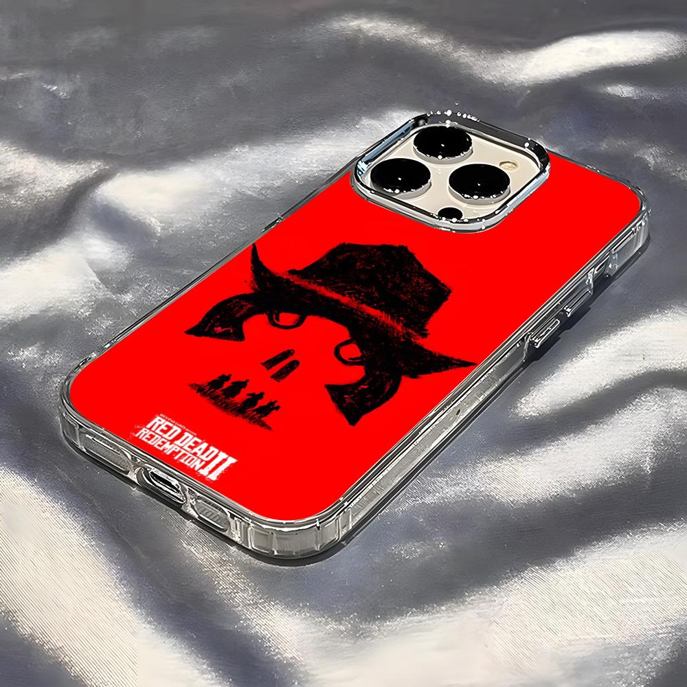 

Red Dead R-Redemption 2 Phone Case For IPhone 17 Pro Max 16 15 14 Pro Max IPhone 13 Pro Max 11 Plus Transparent Cover iPhone 15