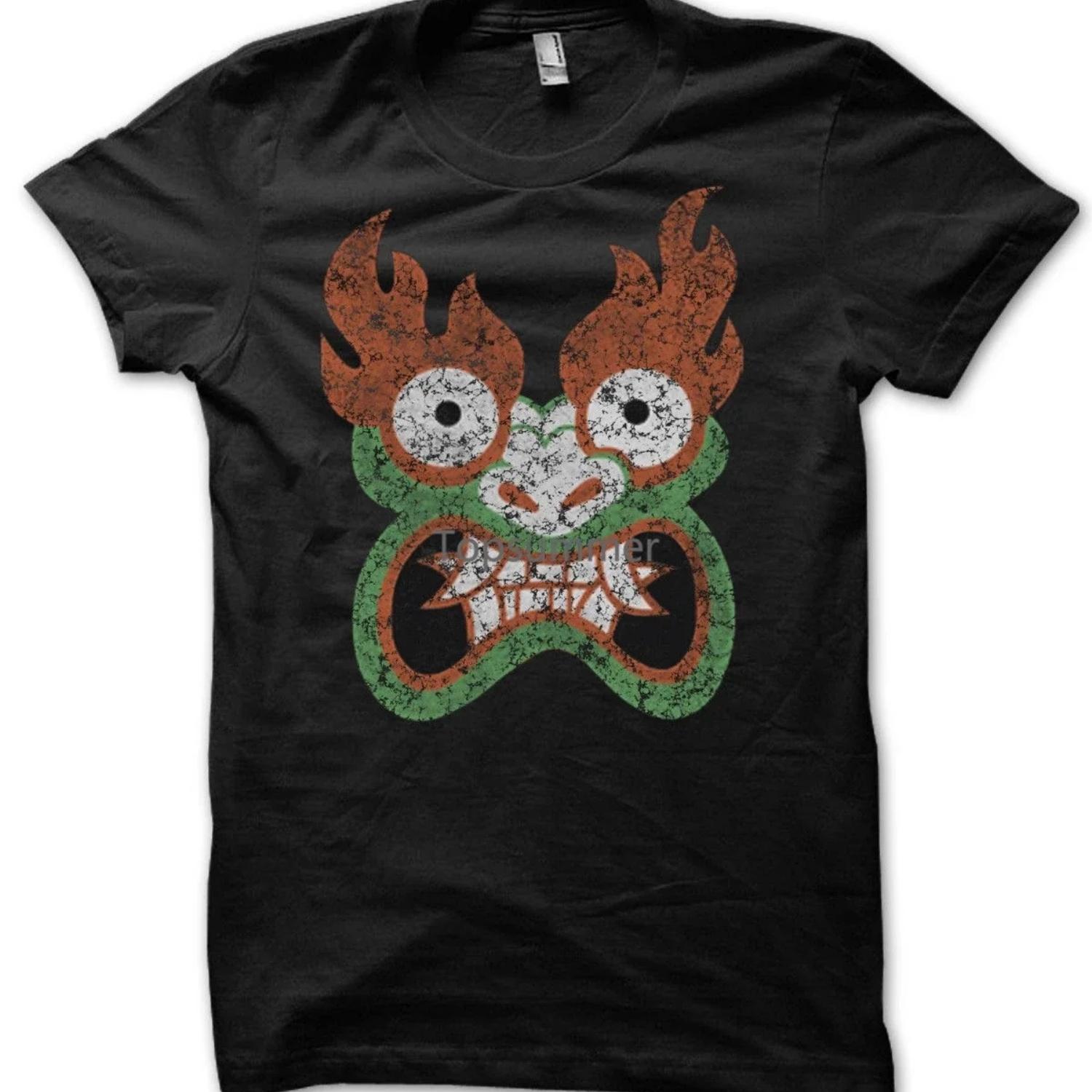 

Футболка Aku с большим лицом Самурай Джек Мужская черная футболка S-XXXL Мужская брендовая одежда Высокое качество Мода Мужская футболка 100% хлопок XXXXXL чёрный