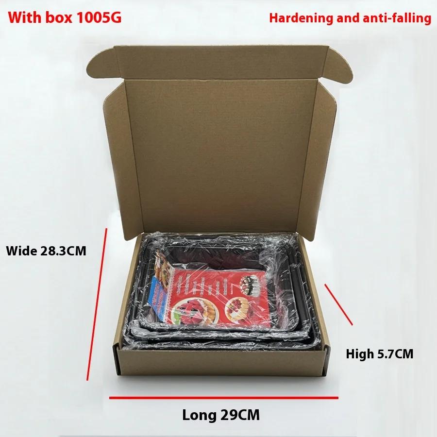 Karbonstål Non-stick Stekepanne Rektangulær Bakeform Brødform Toastbrød Kake Bakeutstyr DIY Kakeform Fat Kjøkkenutstyr
