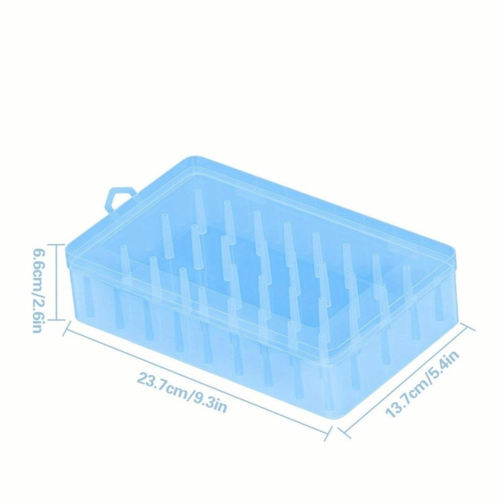 Plastic Needle and Thread Box Transparent Sewing Thread Box Bobbins Container  Sewing Tools