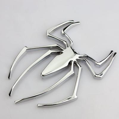 Auto Unique Spider Man Vehicle Tail Fender Car Stickers 3D Metal Car Decals
