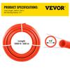 SucceBuy 1/2Inch x 1000ft Pex Tubing Oxygen Barrier O2 Red Radiant Floor Pipe Heating Systems-Pex Hot And Cold Water Pipe