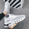 2022 Summer Men Sneakers Breathable Athletic Shoes Hollow Mesh Fitness Training Shoes Fashion Running Shoes Casual Shoes White