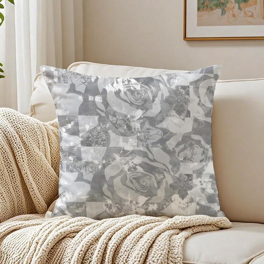 Retro Ink Prints Beautiful Cushion Cover Pillowcase Antidustmite living Room Sofa Decor Cushion Room