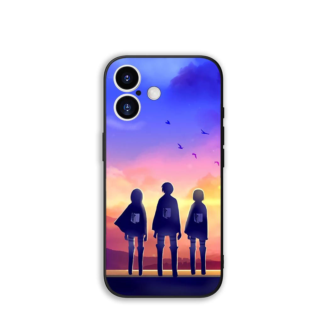 Phone Cover Levi Attacks on titan Eren Jaeger for Apple iPhone 16 15 14 Plus 13 12 Mini 17 Pro Max + ProMax 16E Air 15+ Case