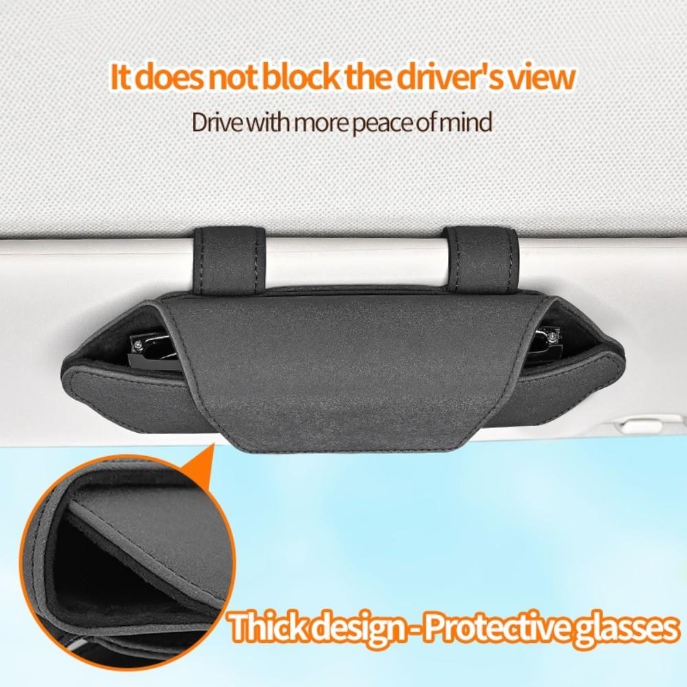 Car Mounted Magnetic Suction Car Glasses Case Premium Car Interior Sunglasses Box  Automobile
