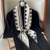 New Diamond Scarf for Women Winter Warm Scarf  Thin Narrow Long Streamer  Hairband  Tie-up Scarf  Silk Scarf