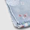 Damen Klassische High Waist Jeans-Shorts mit Blumendruck Fünf Zoll Schrittlänge Lässige Passform Sommer-Unterteile