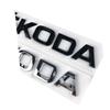 WUM1 3D Buchstaben Emblem Aufkleber für Skoda RS Yeti Fabia Superb Octavia Kodiaq Karoq Tour Rapid Auto Heckklappen Emblem Auto Zubehör