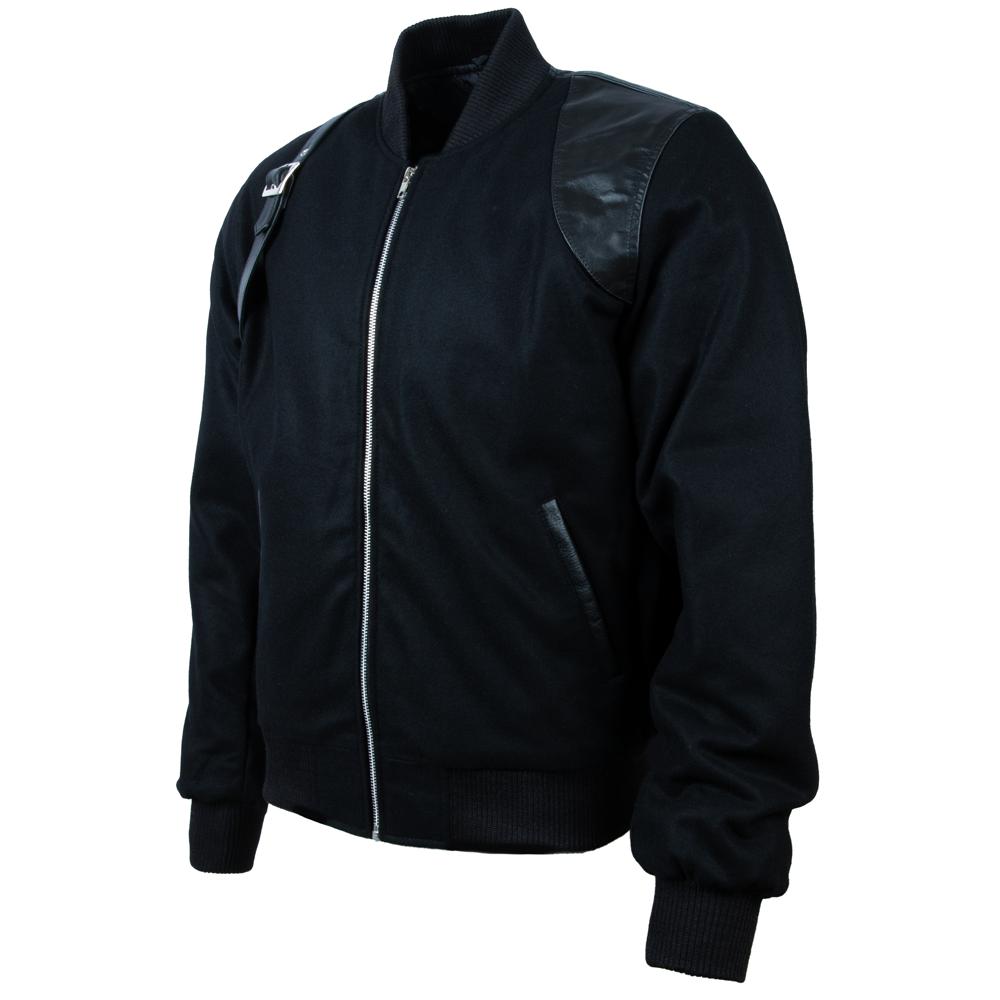 AVIATRIX Men's Bomber Jacket (DM6J) - Black