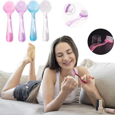 Szczoteczka do paznokci Plastikowa Miękka Wielofunkcyjna Usuwanie Pyłków Narzędzia do Czyszczenia Paznokci Do Manicure Pedicure Makijażu Akcesoria do Paznokci