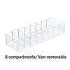 Clear Acrylic Makeup Cosmetics Organizer Storage Box Compact Jewelry and Cosmetic Storage Box for Vanity and Dresser