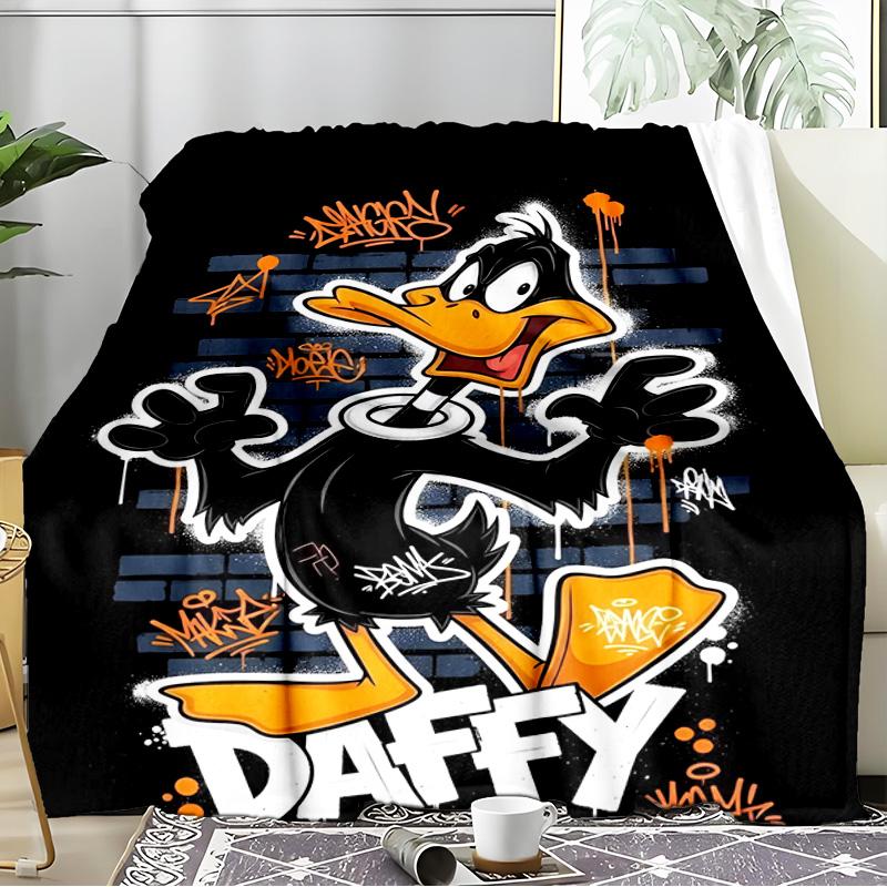 Tazma-nian Devil Spray Art Blanket Flannel Throw for Sofa, Indoor, Camping, Living Room, Office, Chair, And Bed Soft Birthday Gift