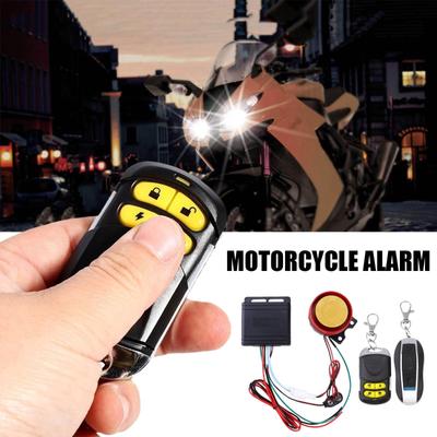 Motorcycle Bike Anti-theft Security Alarm System 1Set 12V Remote Control Waterproof Motorbike Burglar Alarm Motorcycle Speaker