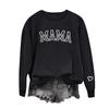 Damen Sweatshirts mit Aufdruck „Love Heart“ und Grafik, Festival-T-Shirt, lässig, langärmelig, Pullover, Tops