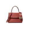 Pendente Logo Vintage Ava Colore Solido Patta Versatile da Pendolare Borsa a Mano in Pelle Matrimonio Borsa a Tracolla Mini da Donna 32F5GAVC1L-TERRACOTTA