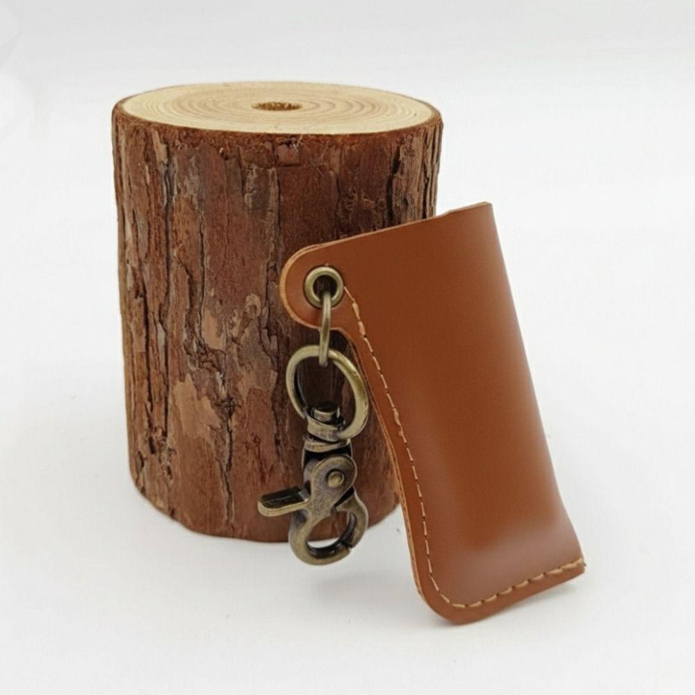 Retro Lighter Case PU Leather Lighter Cover High-end Design Leather Protective Shell  Outdoor