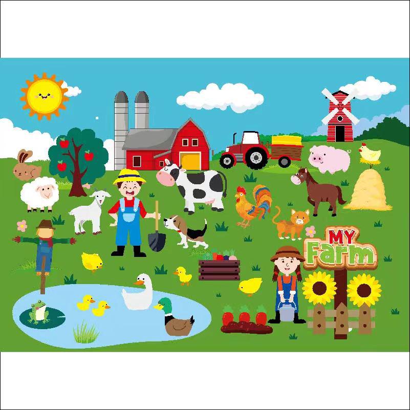 

Фетровая развивающая доска для обучения детей - Фетровые игрушки для детского сада