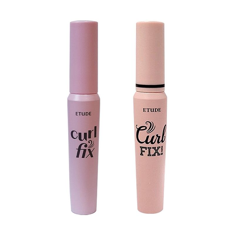 

[ETUDE] [1+1] Тушь для ресниц Curl Fix 8 г Водостойкая тушь для объема Макияж глаз Gray Brown + Black