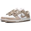 Nike Dunk Low Sail White Metallic Gold Damen Sneaker Tan Leinen IO4244101