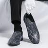 Fashion Size 38-46 Business Men Loafers European-style Casual Light Comfortable  Fashionable Pointed-toe Brand Leather Shoes for Men