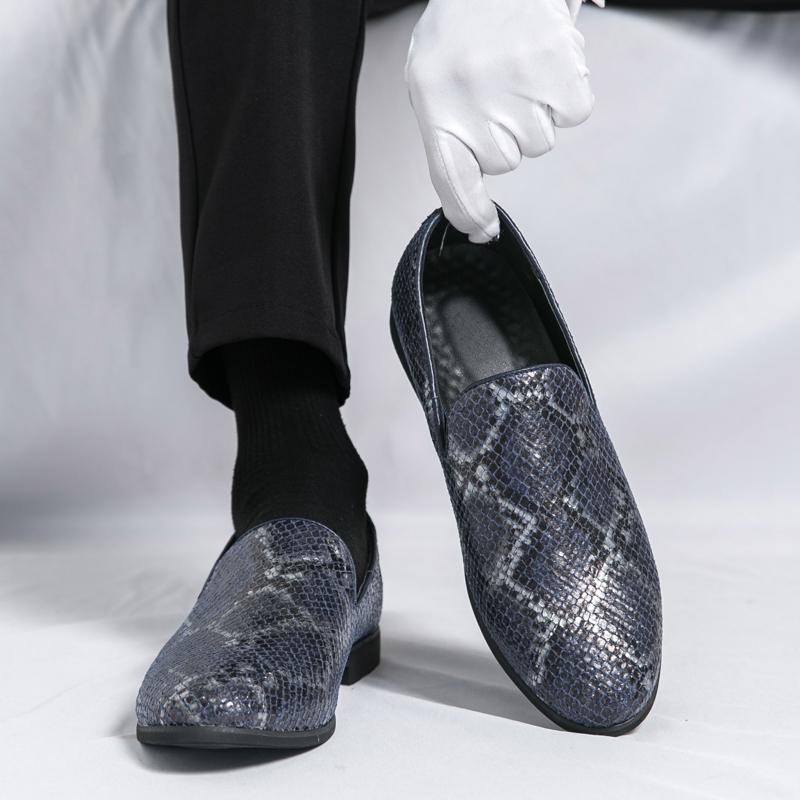 Fashion Size 38-46 Business Men Loafers European-style Casual Light Comfortable Fashionable Pointed-toe Brand Leather Shoes for Men