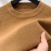 Men's Autumn & Winter 100% Wool Half-High Neck Sweater - Middle-Aged & Dad's Fashion
