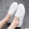 Canvas Shoes Women's All-match White Shoes Student Flat Casual Sneakers PLUS Size