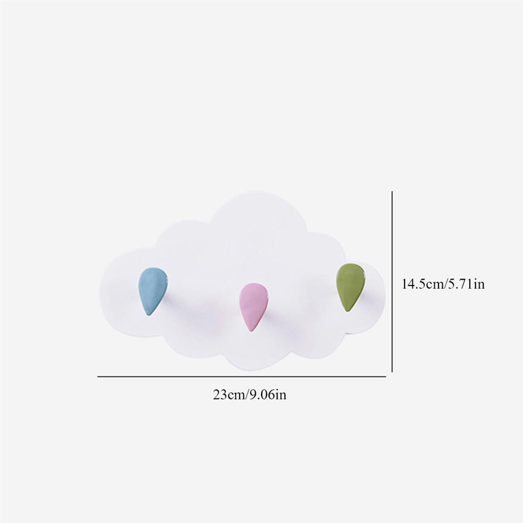 Hooks Cloud Seamless Dish Drying Hanging Multi-Purpose Self-adhesive No Drilling ple Style Kitchen Supplies Accessories