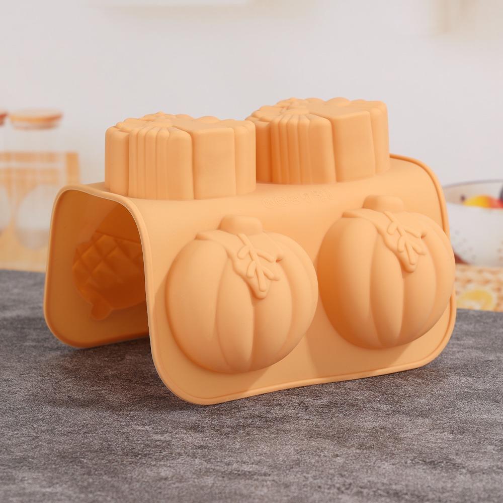 Leaves Nuts Pattern Baking Mold Easy Demoulding Halloween Decoration  Soap
