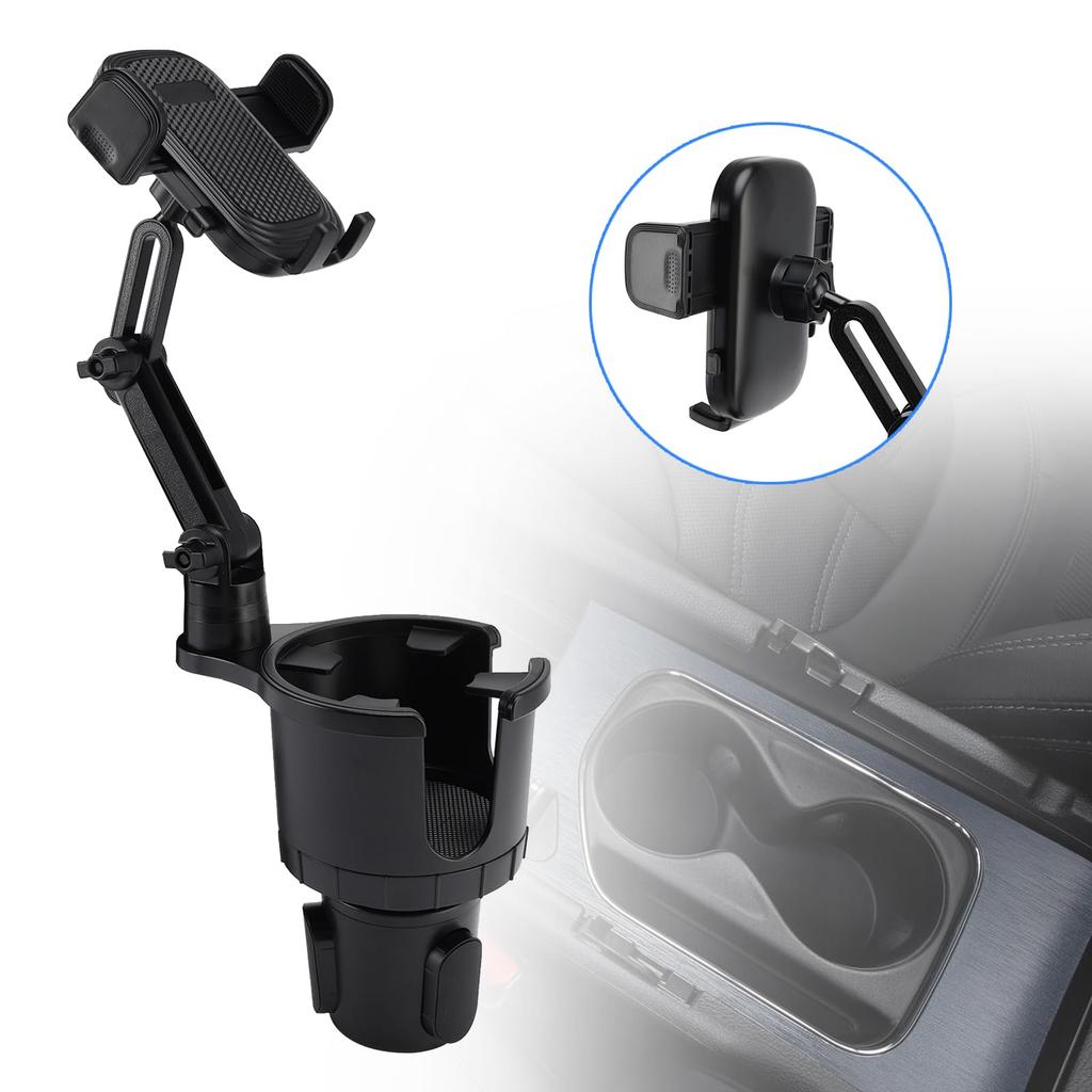 Bruce Shark Car Phone Car Cup Drink Phone Inch Phone Car Mechanical 360 Degree Rotation with Cup Holder & Holder, 2-in-1 Holder, Holder, Holder,
