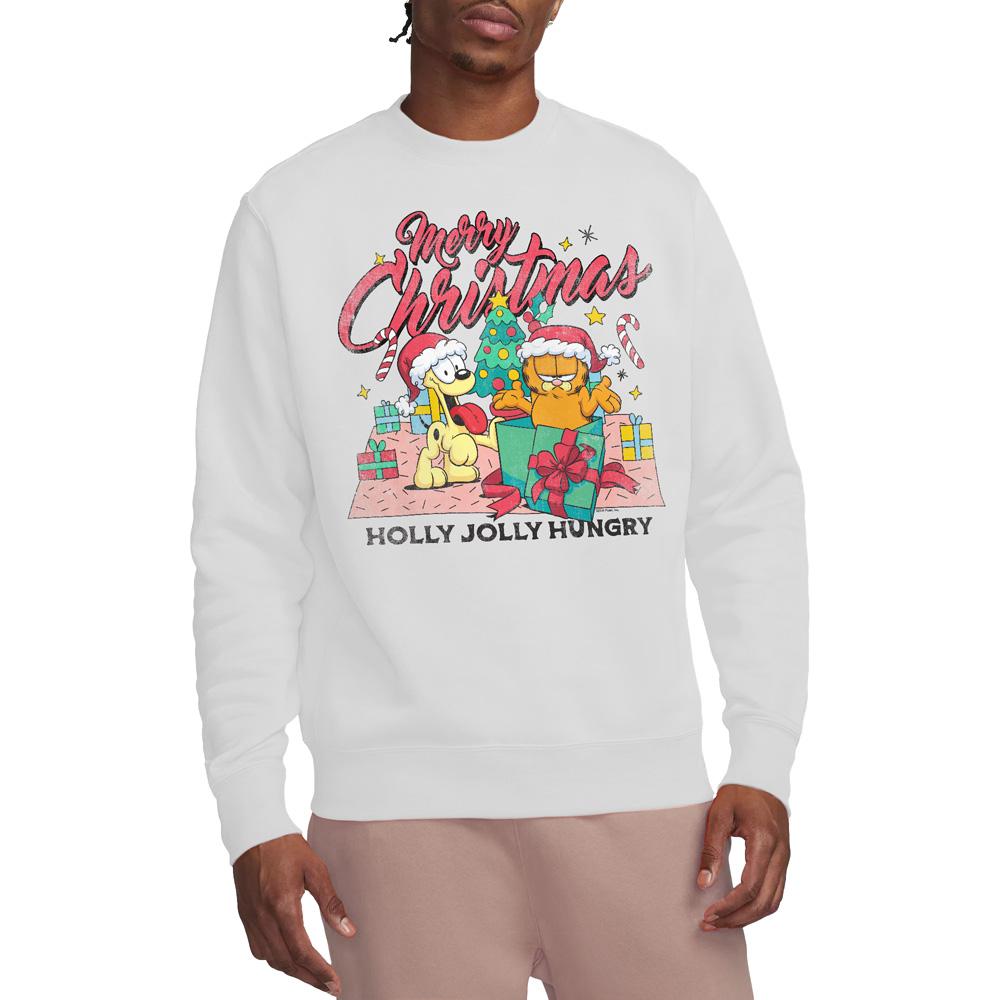 Garfield Unisex Adult Merry Christmas Sweatshirt