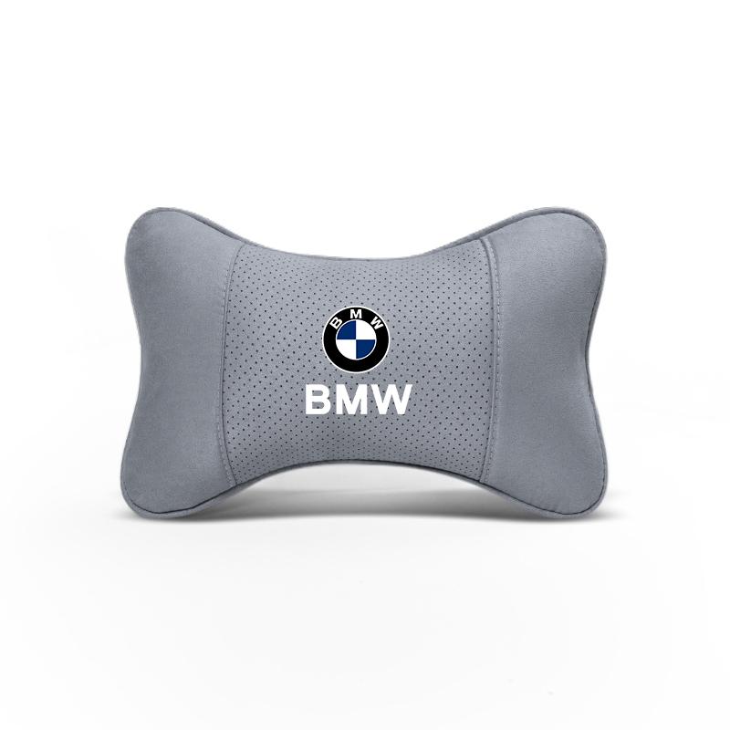 1pcs Car Headrest with Soft Suede Upholstery Valve Cap For BMW X1 X2 X3 X5 X4 X6 X7 iX3 F20 F10 F07 E70 E46 E90 E92 E60 E39