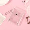 Glitter Gjennomsiktig Myntpung Pvc Fotokortholder Lommebok For Jenter Klar Mini Låsbar Vekselpose Nøkkelring