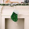 Hanging Christmas Tree Ornaments Plush Christmas Decoration Red Sequins Christmas Stocking  Holiday