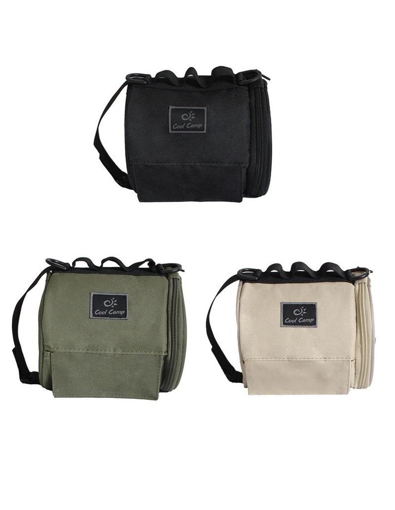 Multifunctional Outdoor Tissue Storage Bag with Light Pole Hanging Feature