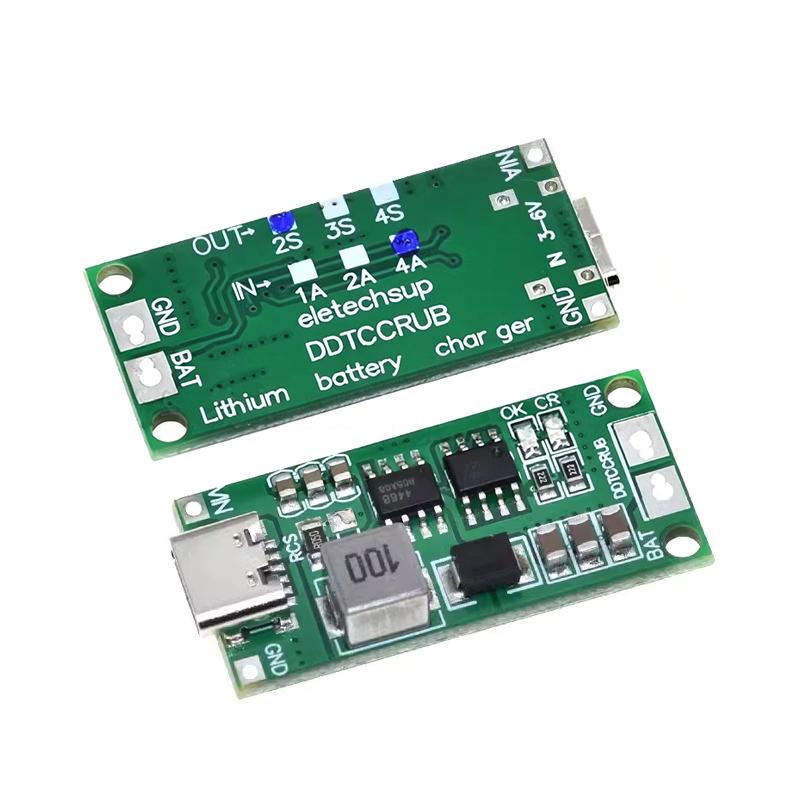 Wielokomórkowy 2S 3S 4S Typ-C Na 8.4V 12.6V 16.8V Step-Up Boost Ładowarka Lipo Polymer Li-Ion 7.4V 11.1V 14.8V 18650 Bateria Litowa