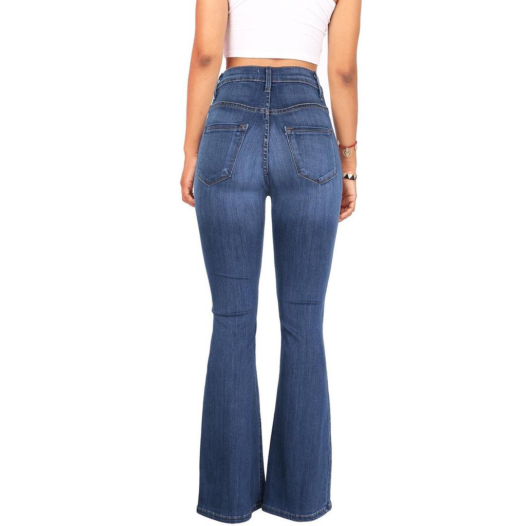 Womens Comfy Summer Elastic Waist Pockets Casual Bull-puncher
