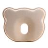 Baby Memory Foam Anti-Flat Head Pillow Newborns 0-12 Months Round Shape Cotton Cover Adjustable Sleep Support