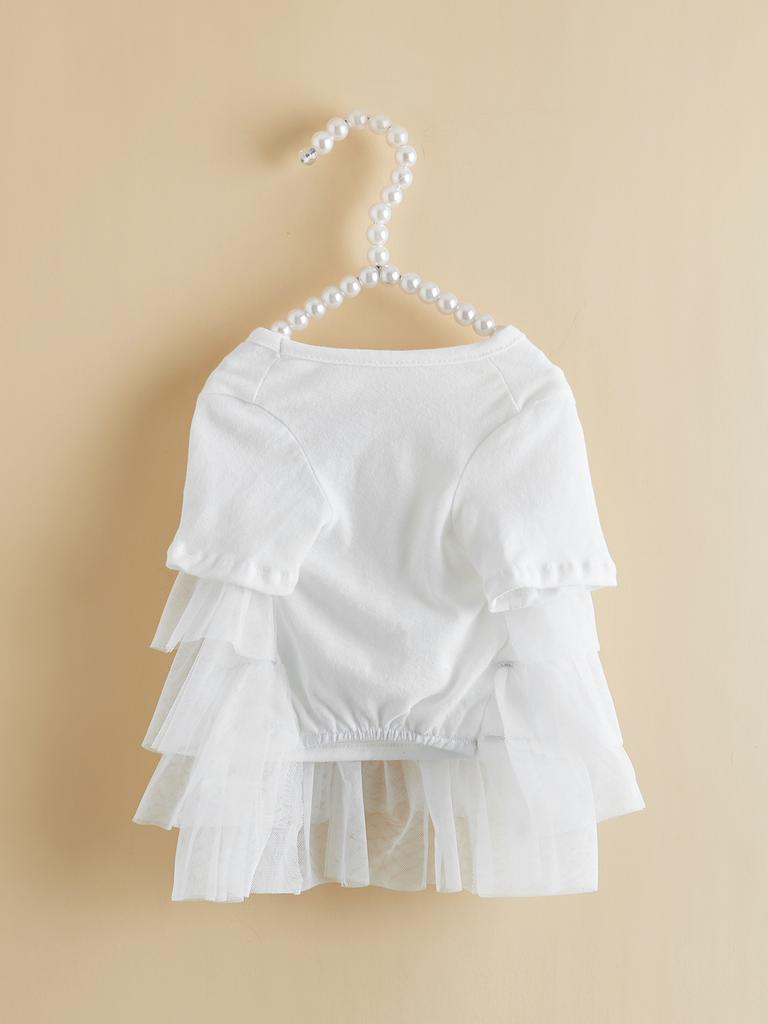 Hundekleid Haustier Hochzeitskleid Prinzessin Spitze Welpe Geburtstagsparty Outfit Formelle Kleidung Mädchen für Kleine Mittelgroße Hunde Katzen