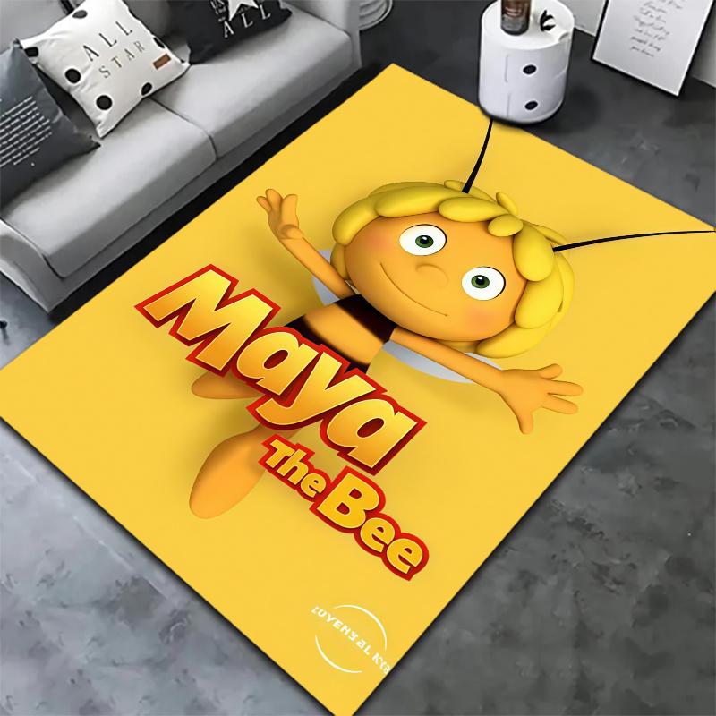 Maya Bee Carpet Rug for Living Room Bedroom Home Sofa Decoration,Kids play Nonslip Floor Mat