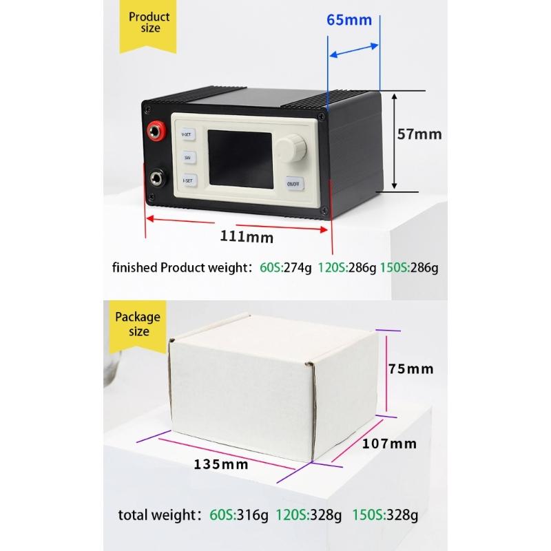 Programmable Power Supply Modules 120W Constant Current Voltages Control Solar Charging with Transmission Interfaces