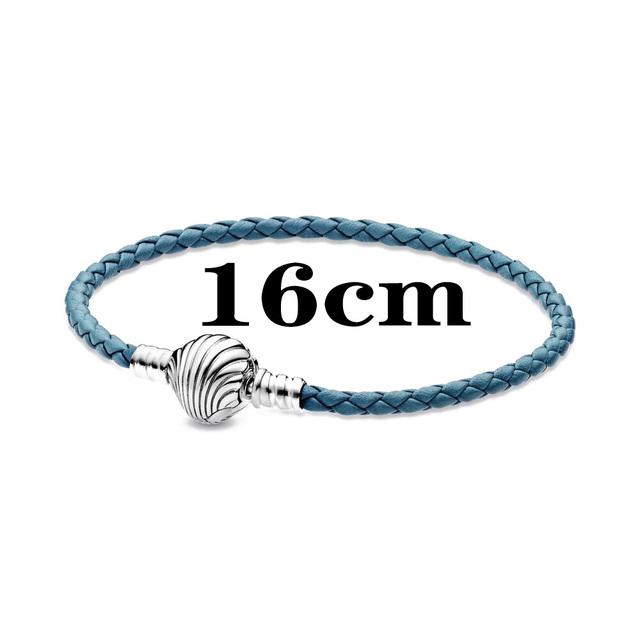 

Новые подлинные запонки из ракушек бирюзовый плетеный кожаный браслет подходит для женщин европейский браслет с подвесками ювелирные изделия своими руками