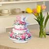Acrylic Special Shape Cake Diamond Painting Tabletop Ornaments Kit Rhinestones Desktop Ornaments Diamond Painting Desktop Decors