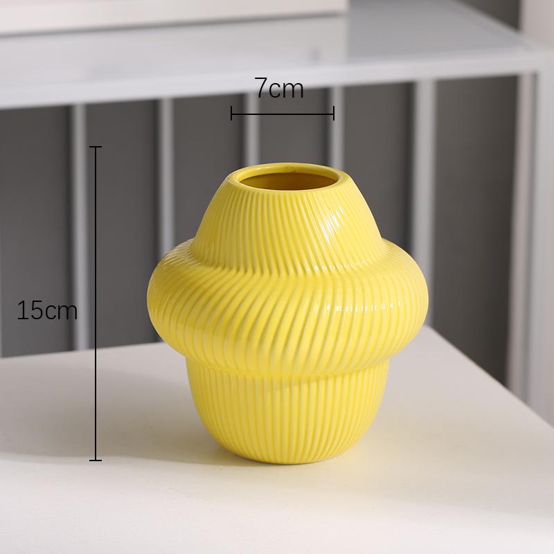 Modern Gyro-Shaped Tabletop Vase - Internet Celebrity Hot Item
