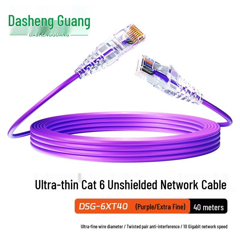 Dashenglight CAT6A Oxygen-Free Copper Ethernet Patch Cable