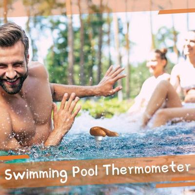 Termómetro Flotante para Piscina Dibujos Animados con Forma de Caca Termómetros de Temperatura del Agua Broma para Piscinas Exteriores Interiores